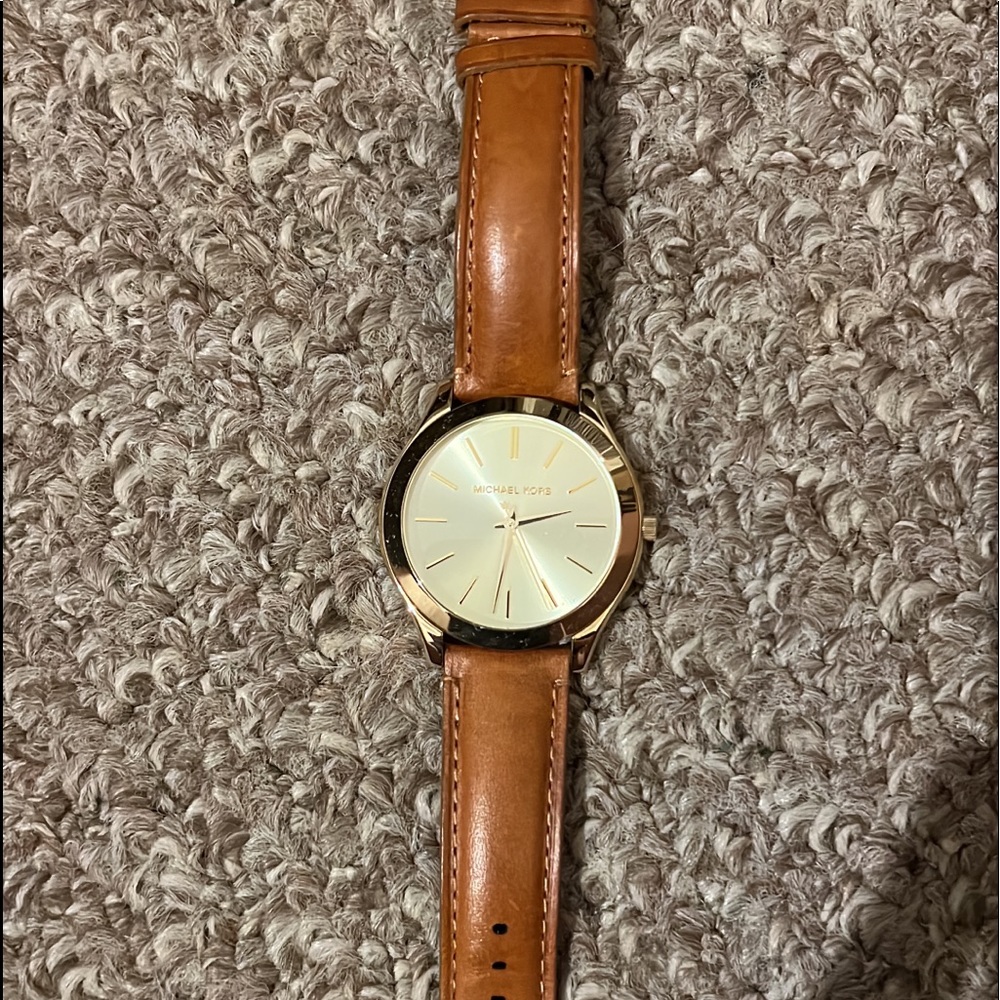 Michael Kors leather watch